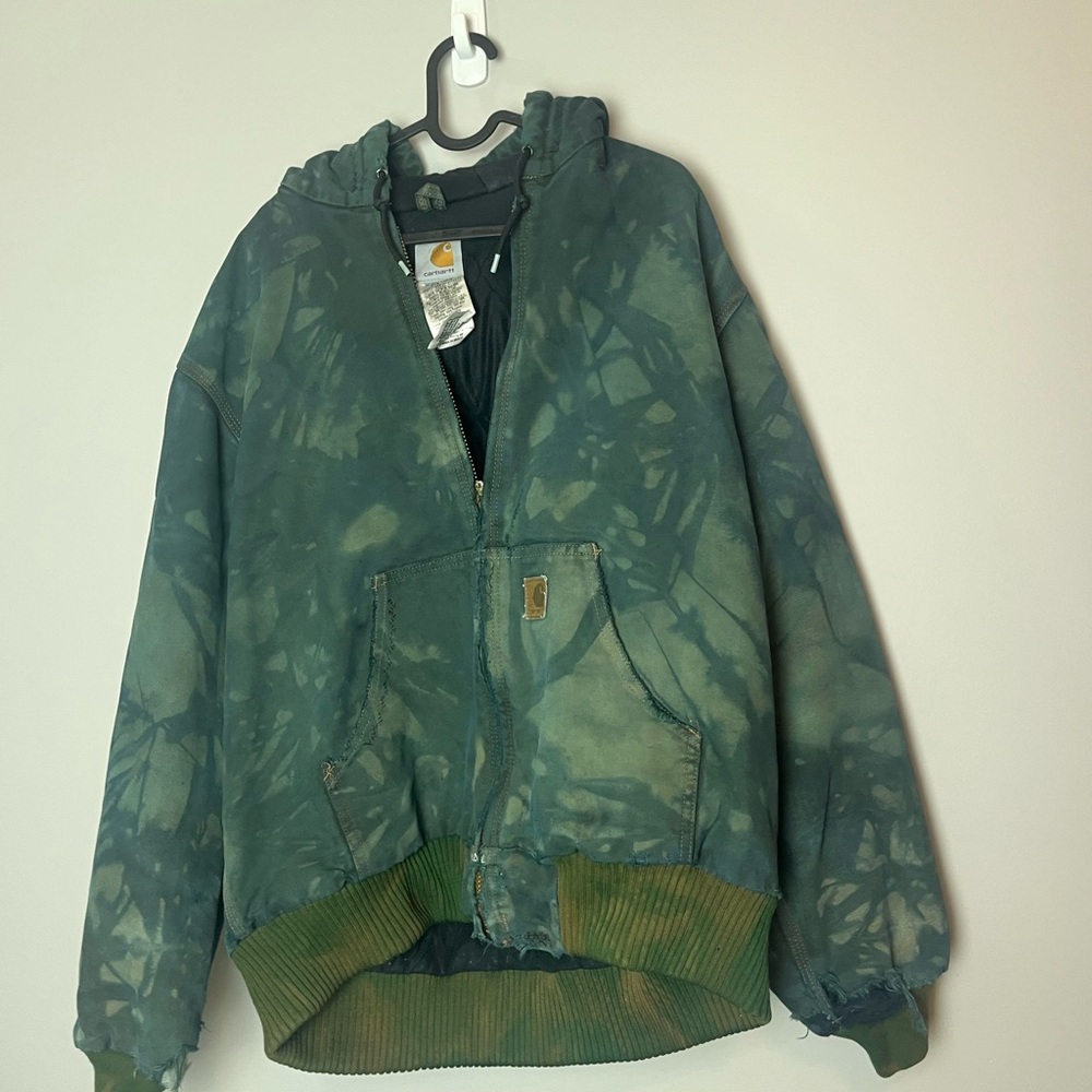 Carhartt Green Tie-Dye Jacket